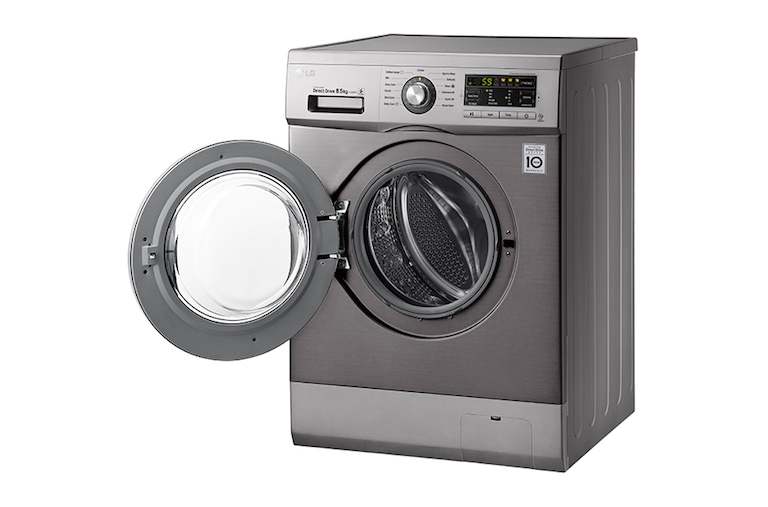 LG Lavarropas Carga Frontal 8,5Kg   Velocidad de Centrifugado 1200RPM, F1389TD, thumbnail 5